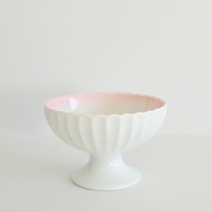 Kasumi White Sakura Dessert Bowl