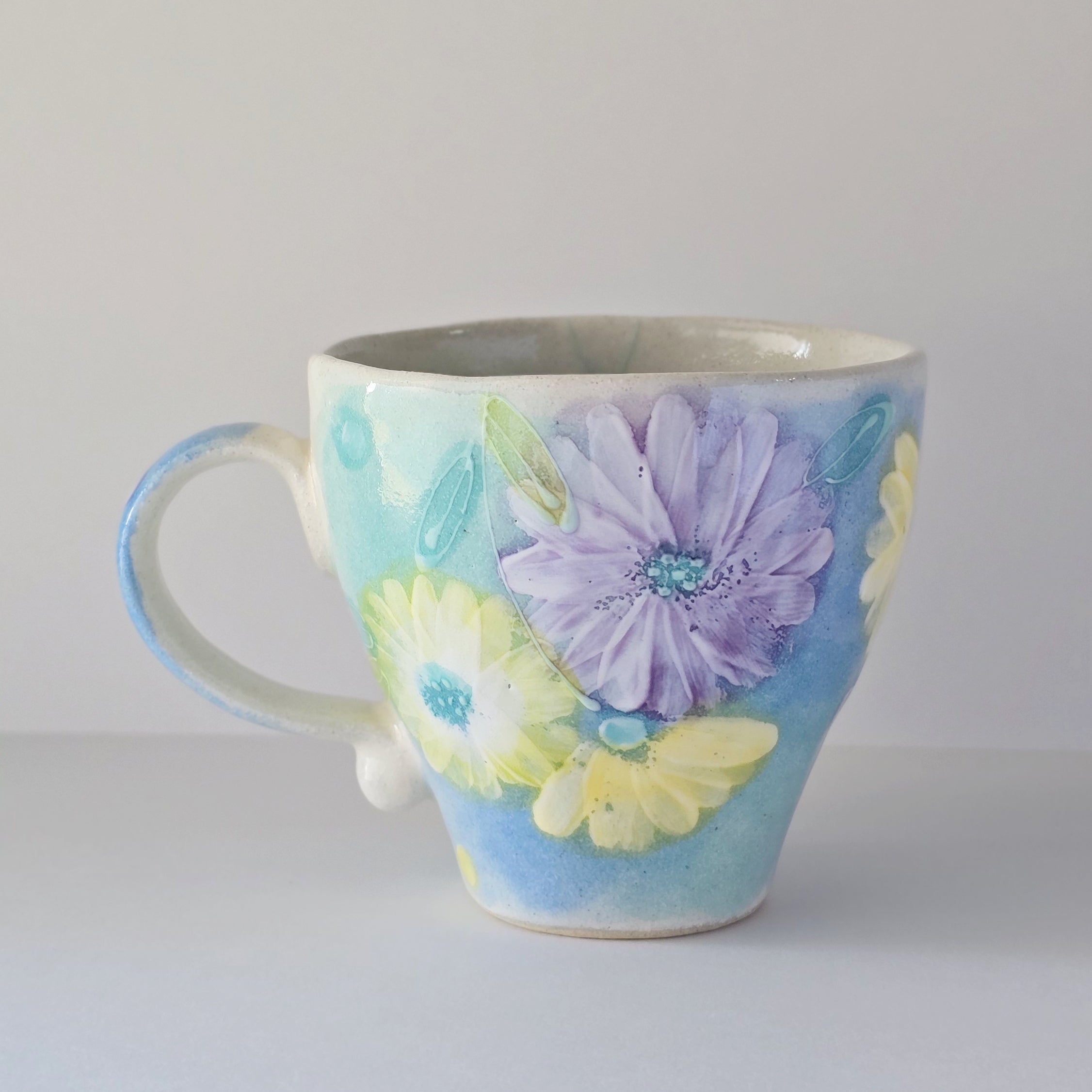 Seto Ware Kohiki Flower Mug