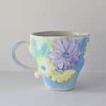 Load image into Gallery viewer, Seto Ware Kohiki Flower Mug
