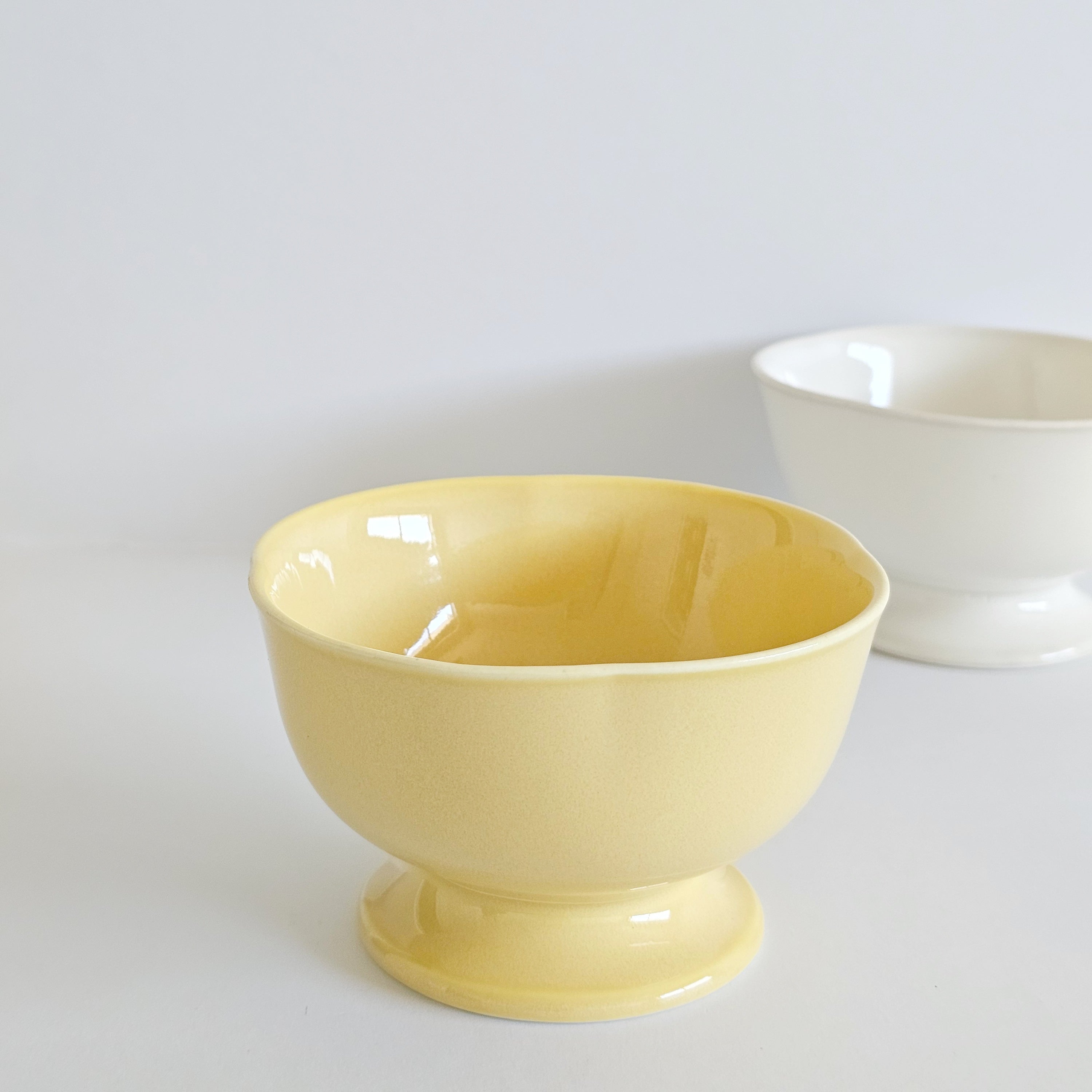 Yellow Miyama Dessert Bowl