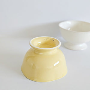 Yellow Miyama Dessert Bowl