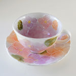 Load image into Gallery viewer, Spring Flower Seto Coffee Cup &amp; Saucer
