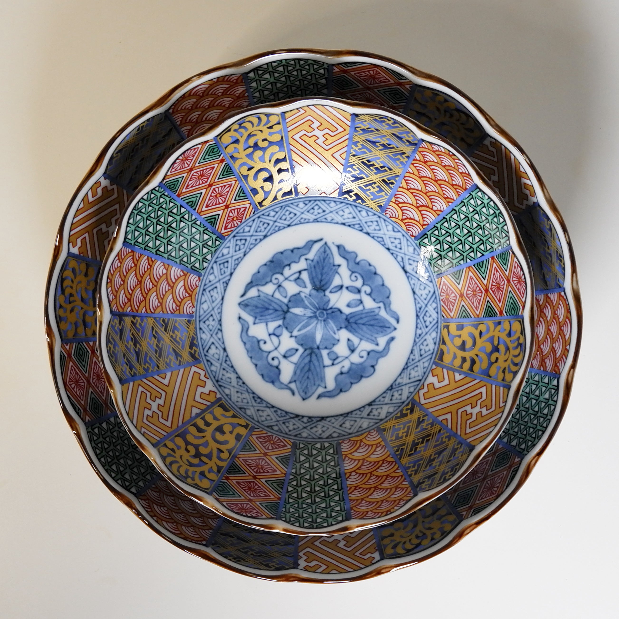 Somenishiki Shouzui Bowl Mino Ware