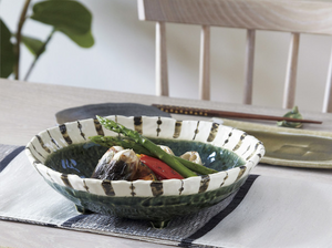 Oribe-Tokusa Large Bowl