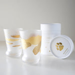 Load image into Gallery viewer, ADERIA Gold Glass Cup Coconeco Premium Gift Box
