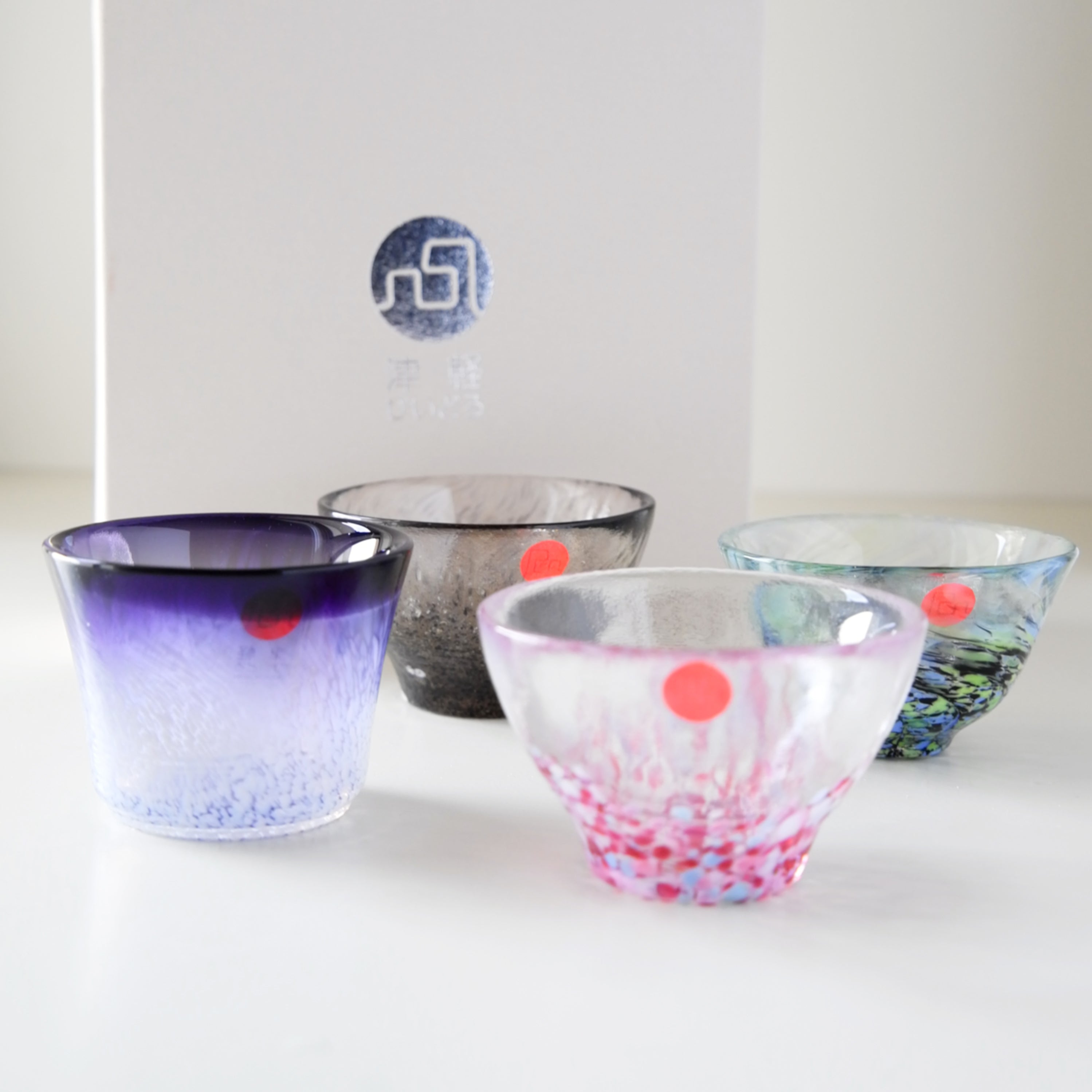 ADERIA Tsugaru Bidoro Sake Cups