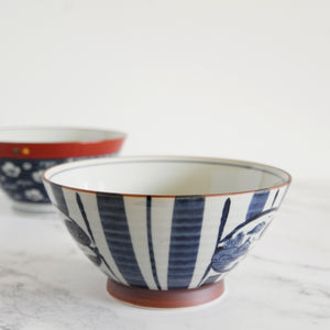 ARITA Ware Tokusa Landscape Donburi & Noodle Bowl