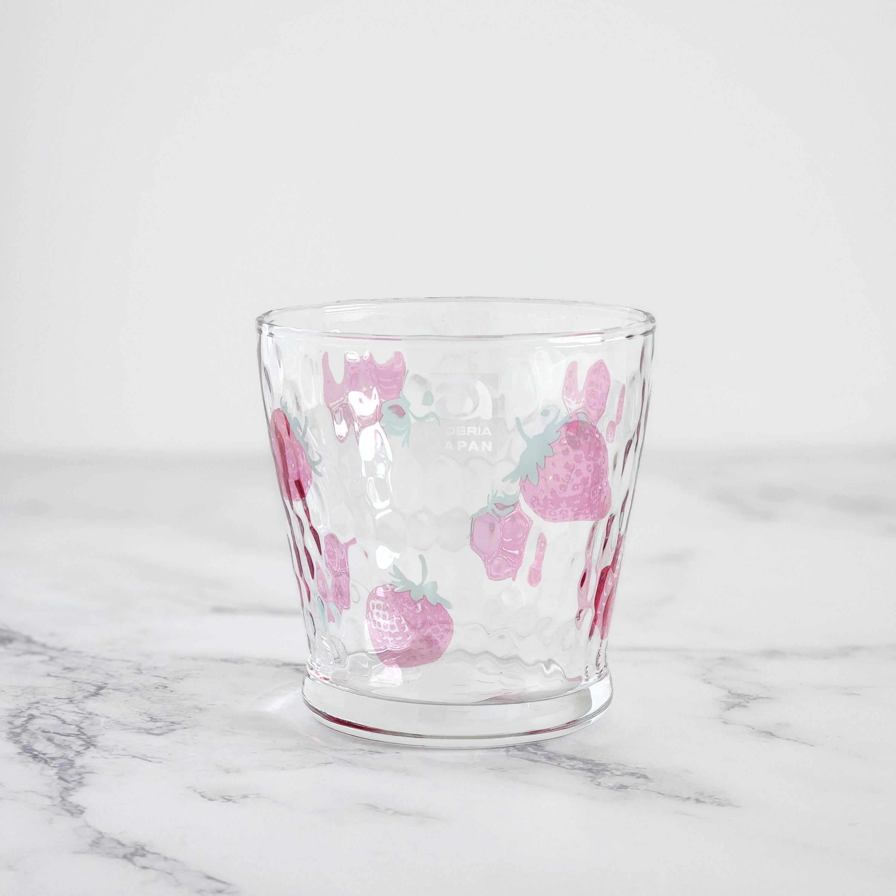 Aderia Glass Strawberry Tumbler