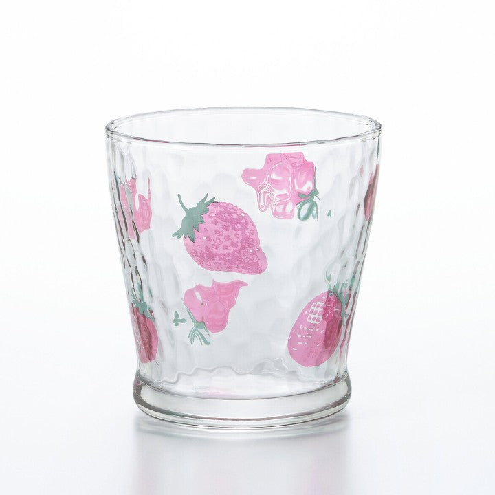 Aderia Glass Strawberry Tumbler