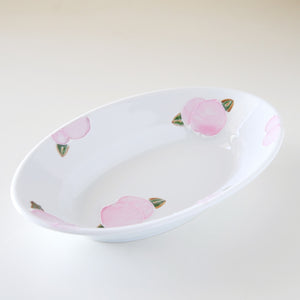 Arita Ware Peach Oval Plate