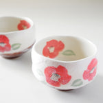 Load image into Gallery viewer, Camellia Mini Matcha Bowl Mino Ware
