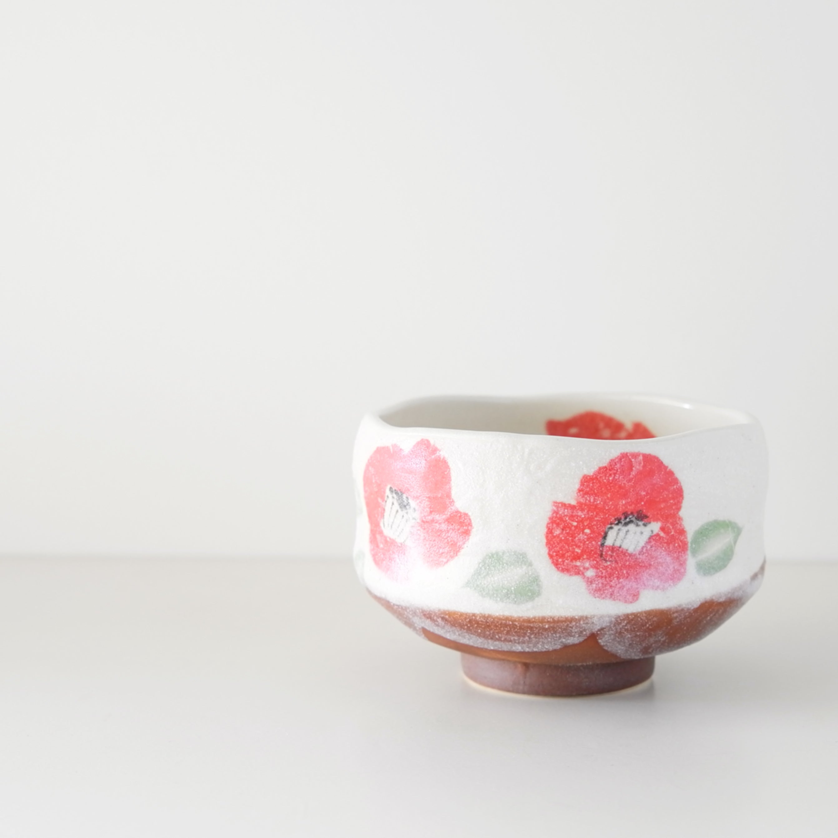 Camellia Mini Matcha Bowl Mino Ware