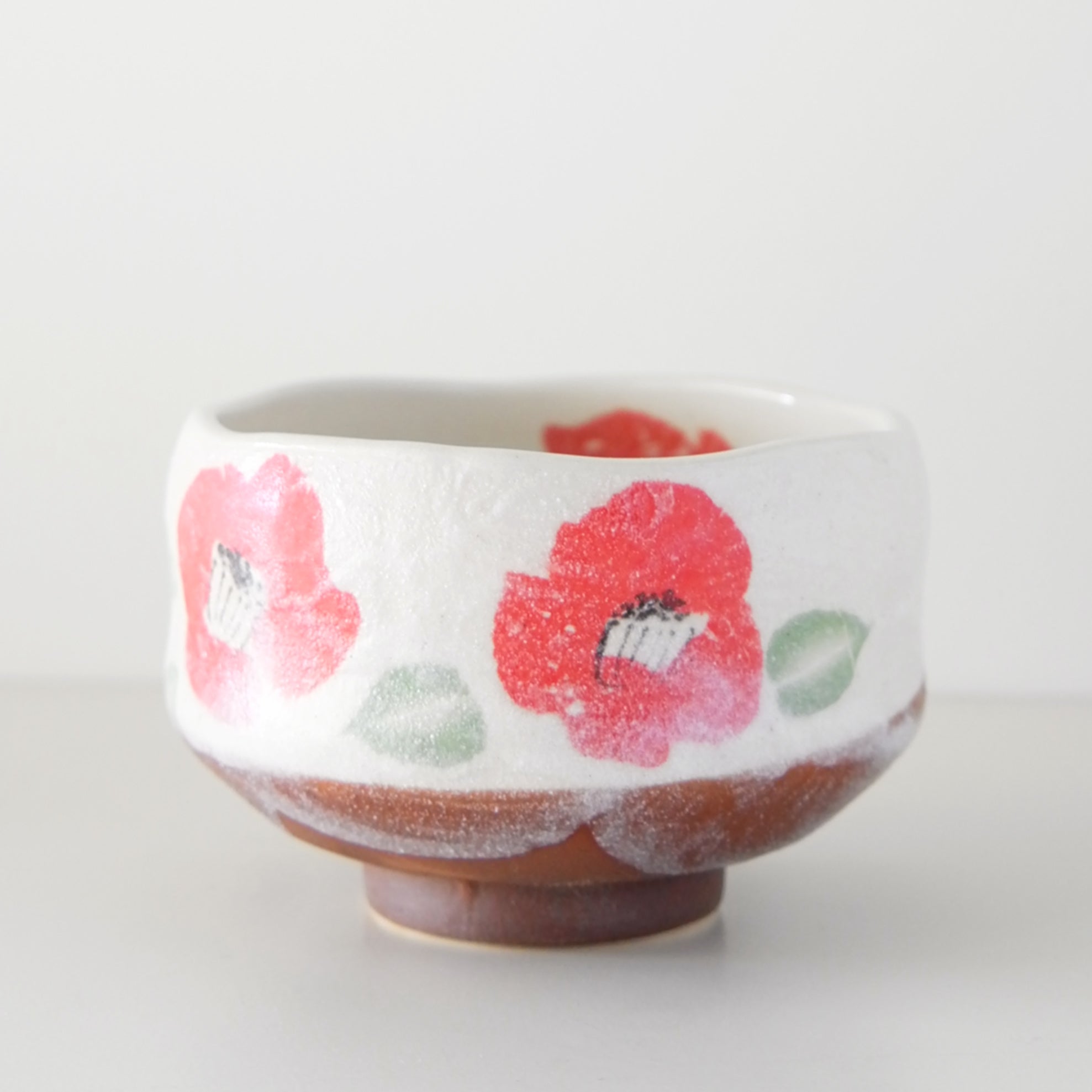 Camellia Mini Matcha Bowl Mino Ware