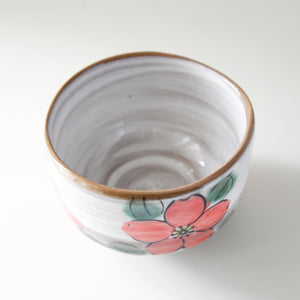 Cherry-Blossom Matcha Bowl Mino Ware