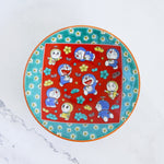 Load image into Gallery viewer, Doraemon KUTANI Ware Plum Blossoms Small Plate
