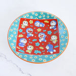 Load image into Gallery viewer, Doraemon KUTANI Ware Plum Blossoms Small Plate
