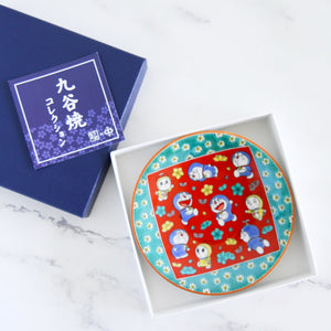 Doraemon KUTANI Ware Plum Blossoms Small Plate