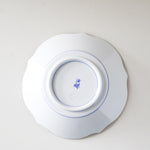 Load image into Gallery viewer, HASAMI Ware Flower-Shaped Deep Plate (Blue)
