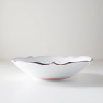 Load image into Gallery viewer, HASAMI Ware Flower-Shaped Deep Plate (Red)
