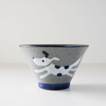 Load image into Gallery viewer, HASAMI ware Doggy Rice Bowl
