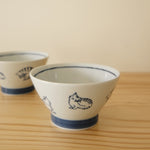 Load image into Gallery viewer, Hasami Ware Cat Kurawanka Bowl
