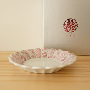 Hasami Ware Flower Plate