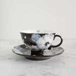 Load image into Gallery viewer, Iroe Flower Seto Ware Coffee Cup &amp; Saucer
