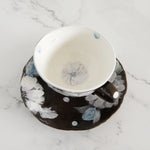 Load image into Gallery viewer, Iroe Flower Seto Ware Coffee Cup &amp; Saucer
