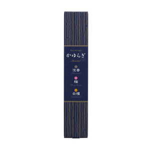 KAYURAGI Incense Assorted (Aloeswood, Cherry Blossom & Sandalwood) - 45 sticks