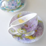 Load image into Gallery viewer, Kohiki Flower Seto Coffee Cup &amp; Saucer
