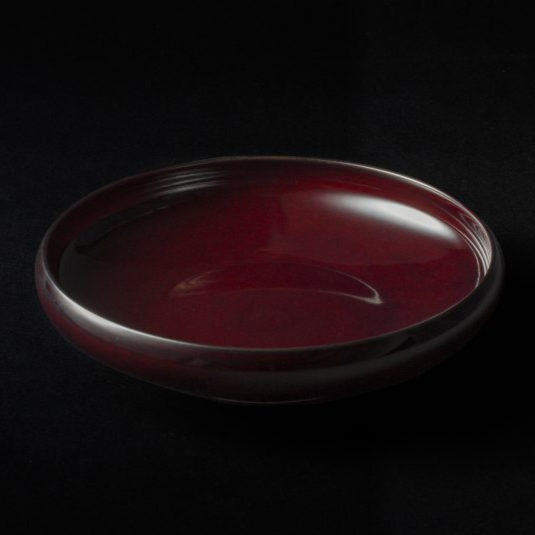 Miyama Tsudoi Tableware - Maroon Serving Bowl