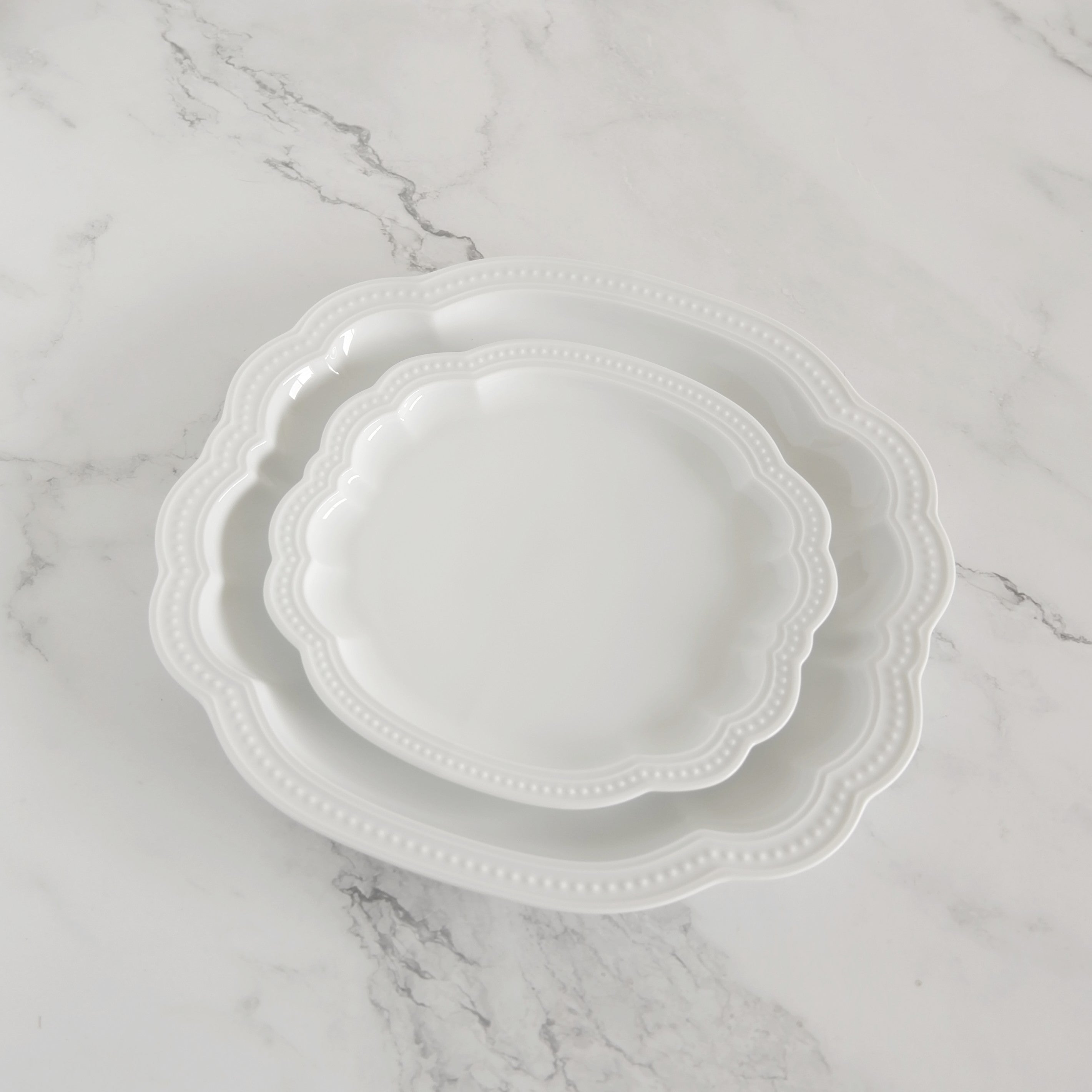 Miyama Hoyara White Porcelain Plate