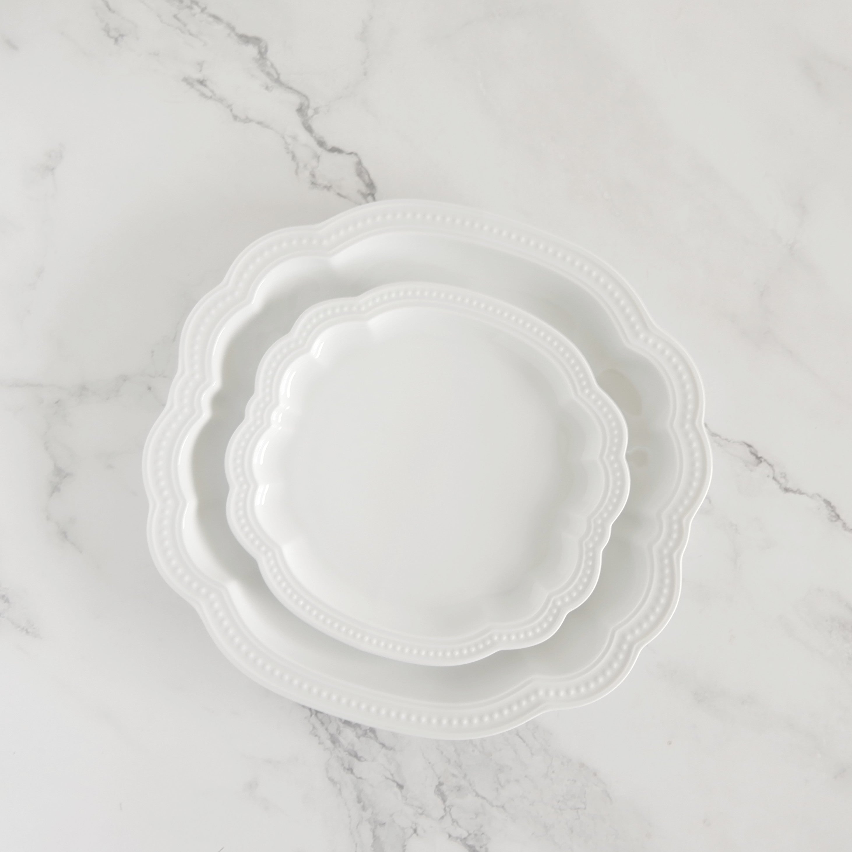 Miyama Hoyara White Porcelain Plate