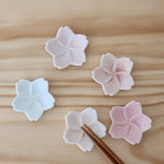 Load image into Gallery viewer, Miyama Porcelain Sakura Chopstick Rest (5pcs)
