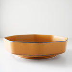 Load image into Gallery viewer, Miyama Tsudoi Tableware - Yellow Octagon Serving Bowl
