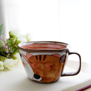 Nakayoshi Neko Hasami Cat Mug