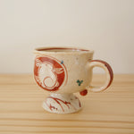 Load image into Gallery viewer, Zoho-gama Red-painting Rabbit Mug
