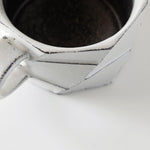 Load image into Gallery viewer, SHIGARAKI Ware White Faceted Mug
