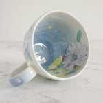 Load image into Gallery viewer, Seto Ware Kohiki Flower Mug
