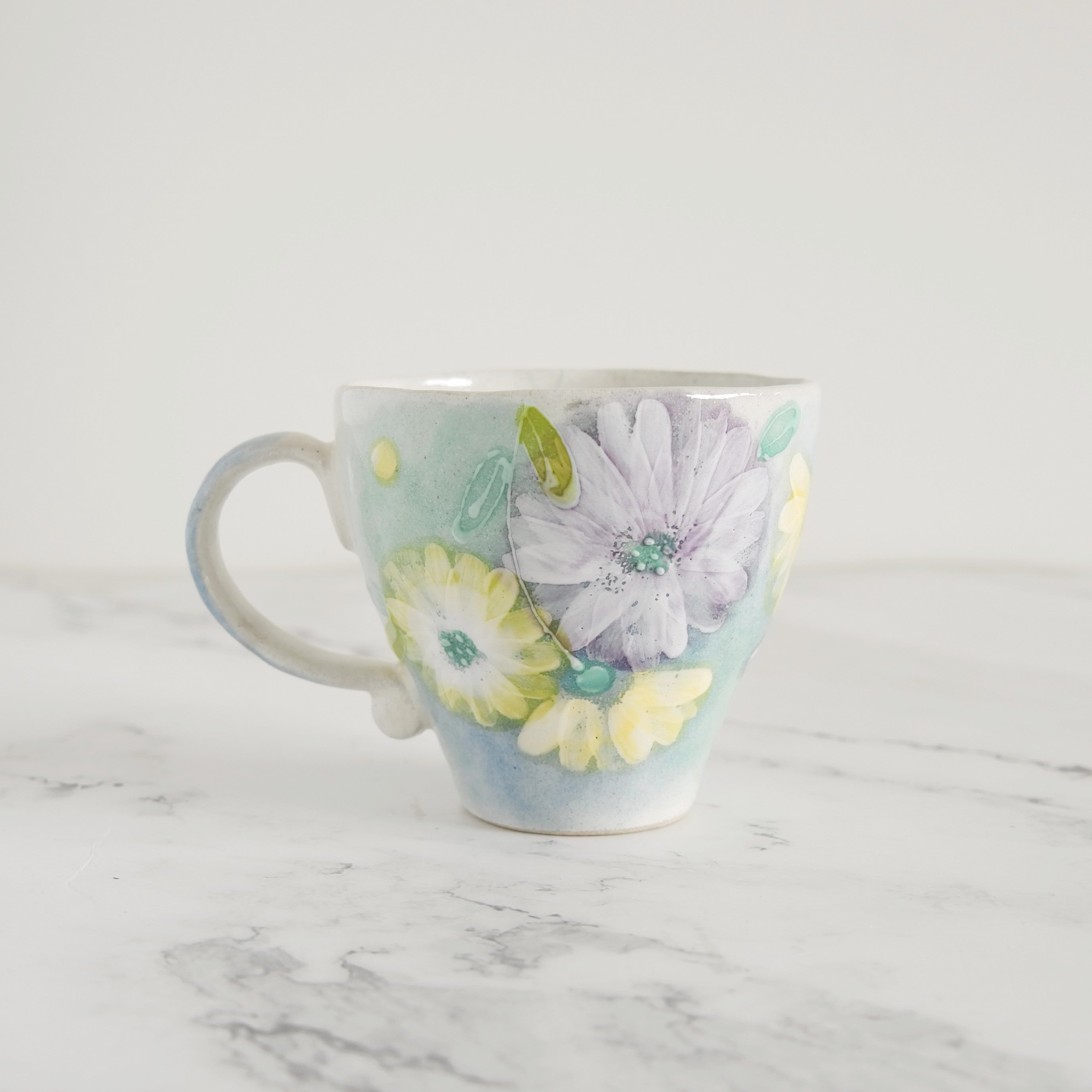 Seto Ware Kohiki Flower Mug