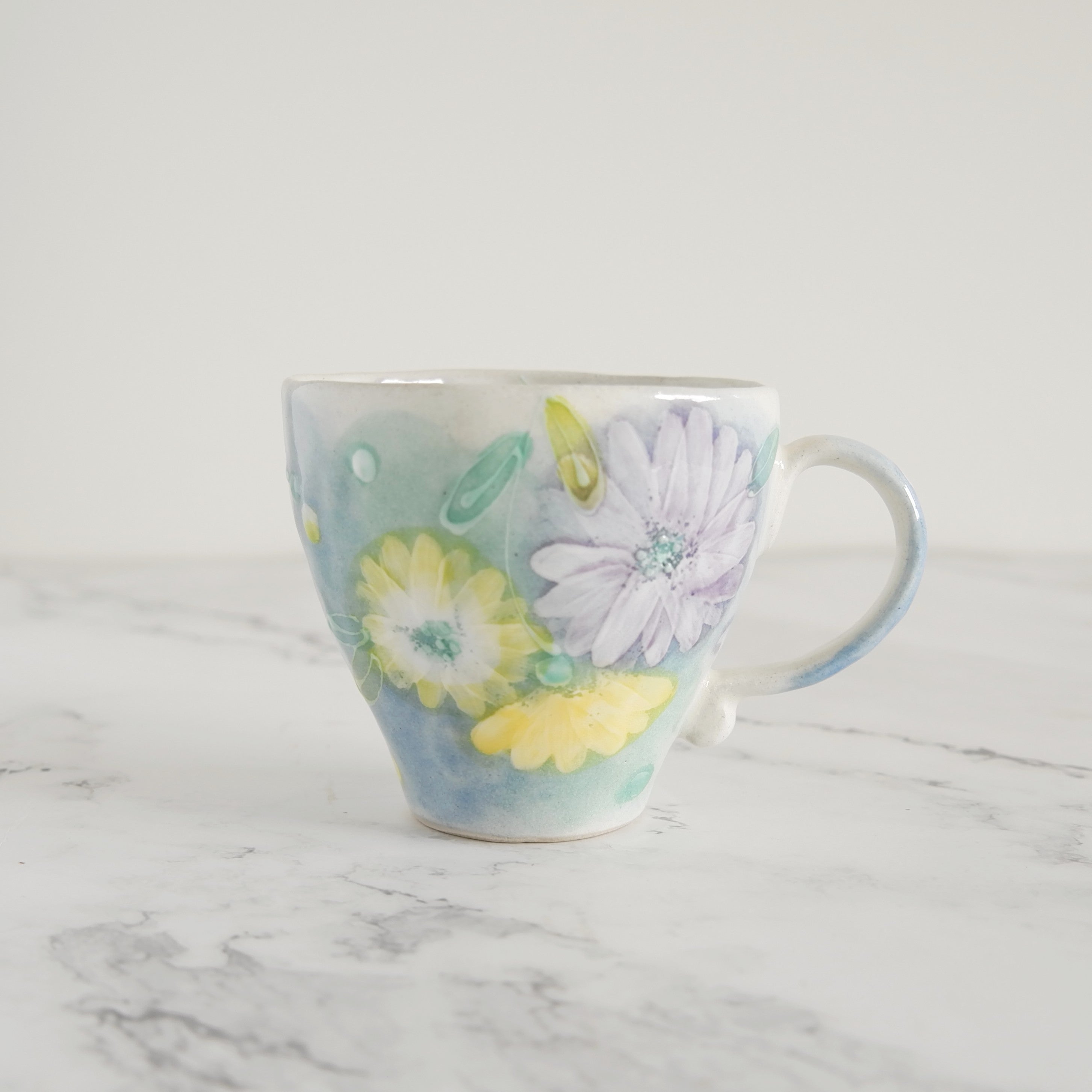 Seto Ware Kohiki Flower Mug