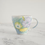 Load image into Gallery viewer, Seto Ware Kohiki Flower Mug
