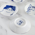 Load image into Gallery viewer, Shichita Cat Mamezara Plate Set (5pcs)
