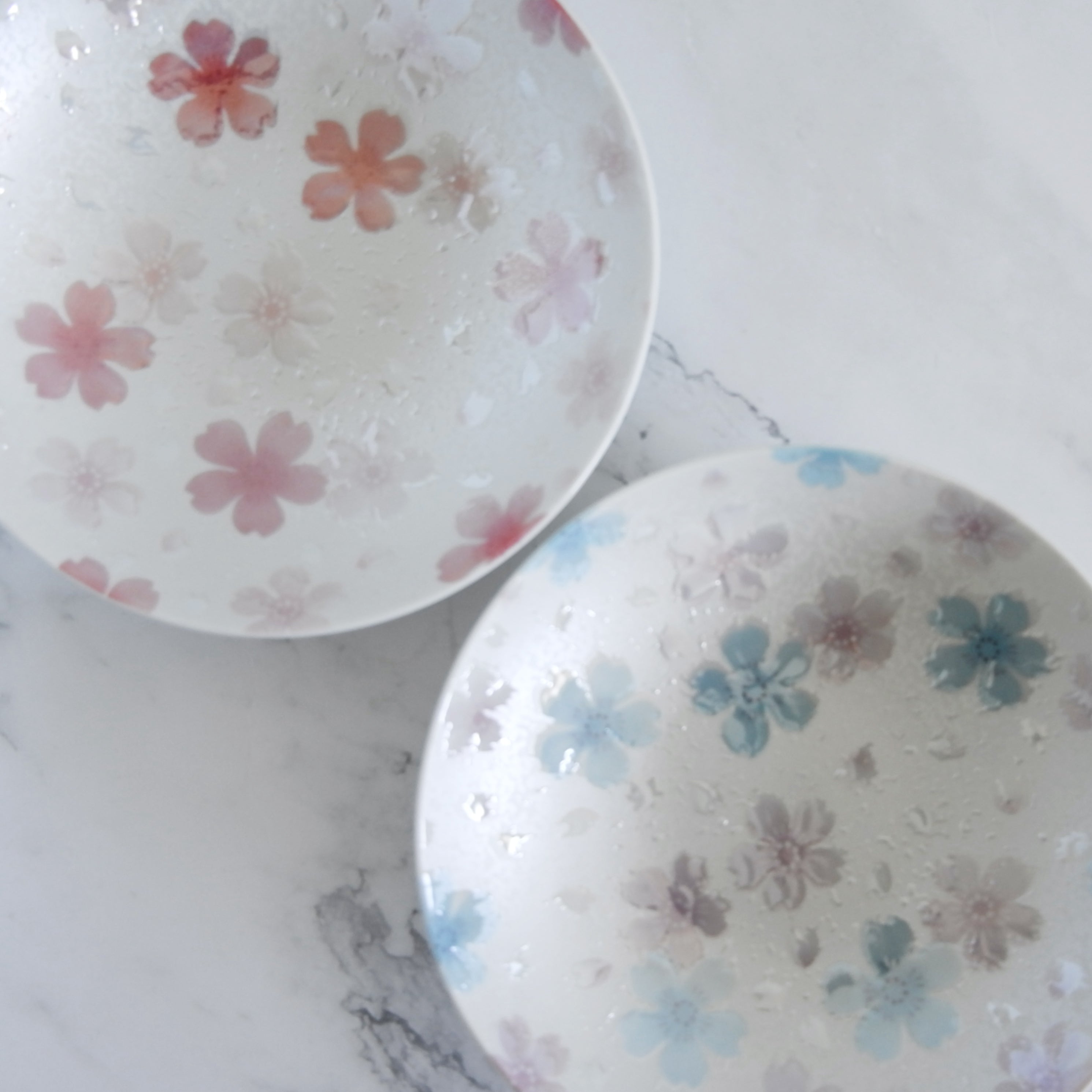 Shimmer Flower Plate Set (2pcs)