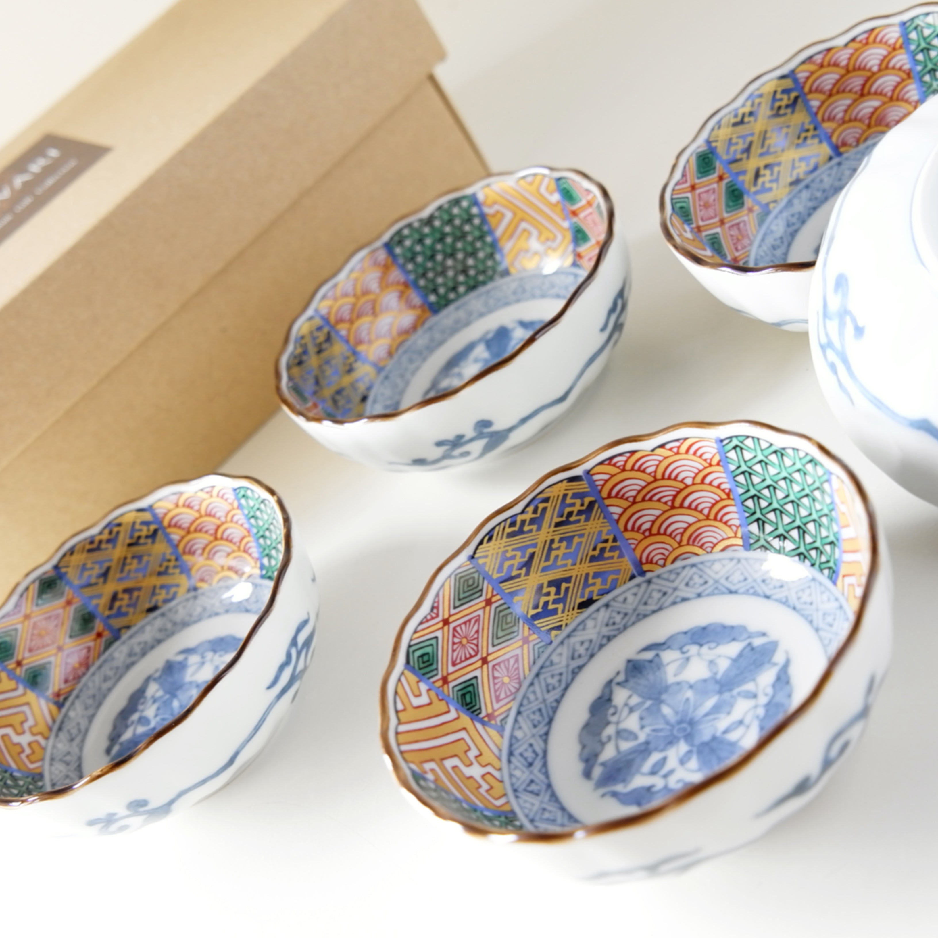 Somenishiki Shouzui Small Bowl Set