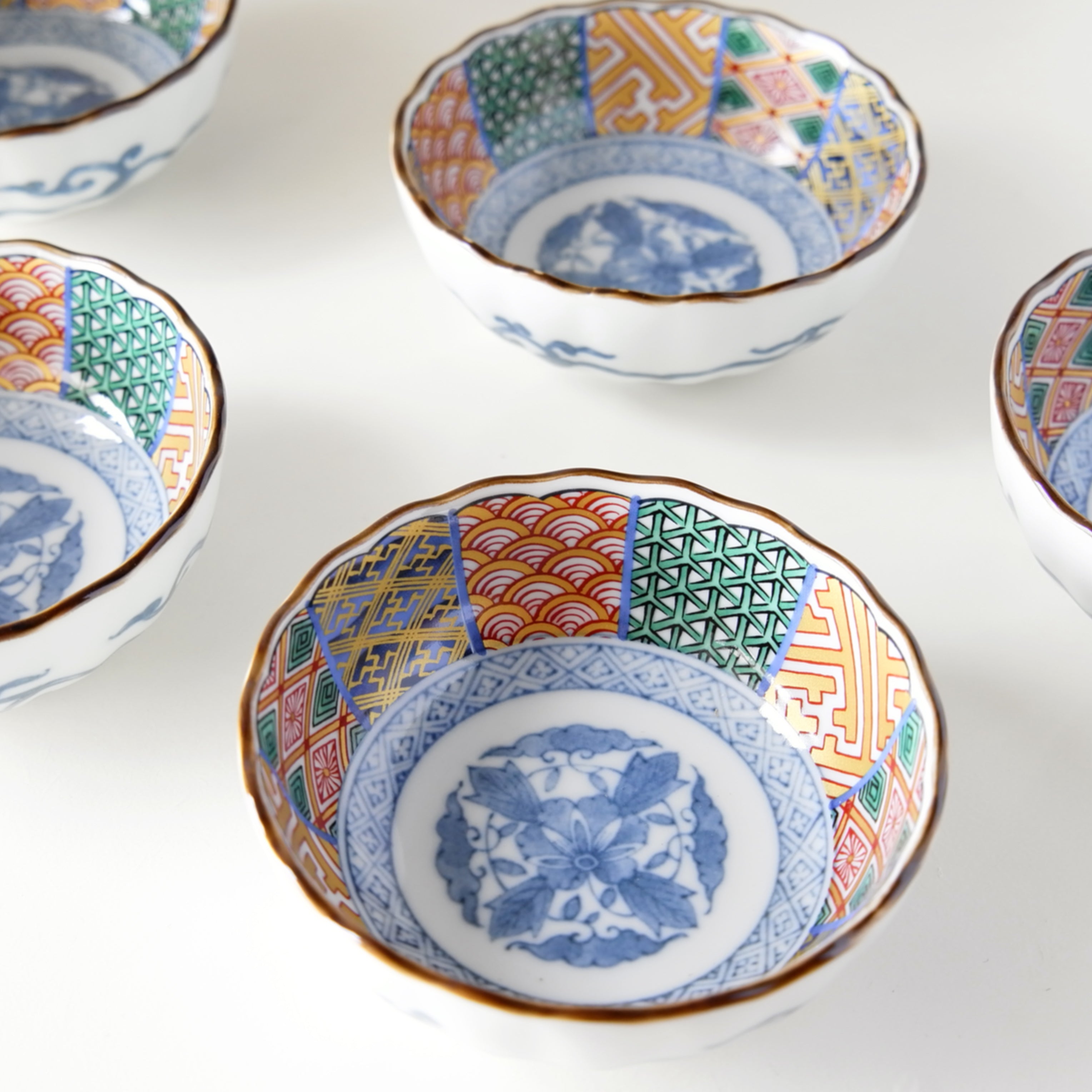 Somenishiki Shouzui Small Bowl Set