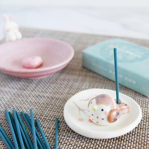 Sparrow Incense Holder & Small Plate