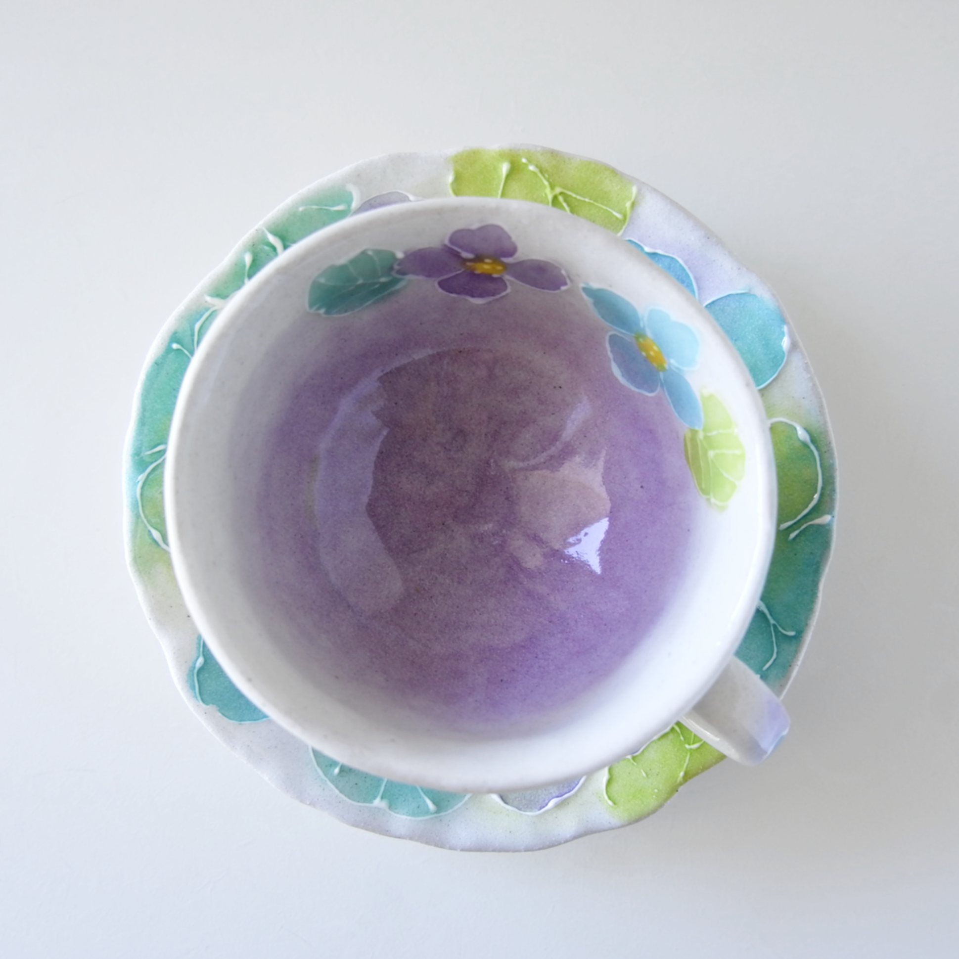 Spring Flower Seto Coffee Cup & Saucer