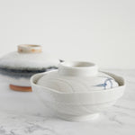 Load image into Gallery viewer, Stoneware Bamboo Bowl with Lid
