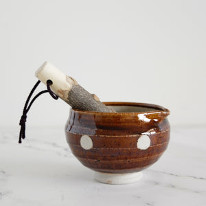 Brown Suribachi & Surikogi Set (small)